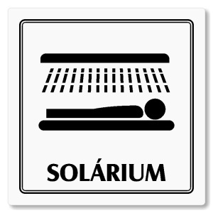 Solárium, 100x100mm, bílá, Utah